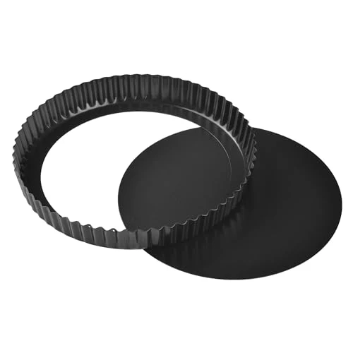 Certified 11 Inch Round Tart Pan with Loose Removable Bottom Excellent