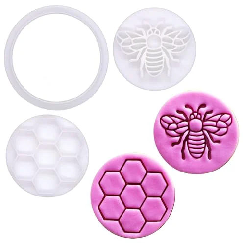 Refined Queen Bee Mini 2 Cookie Cutter Stamp Set Genuine