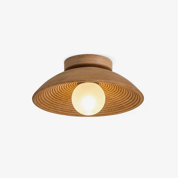 Fine Crafted Nordic Imitatie houten plafondlamp Original