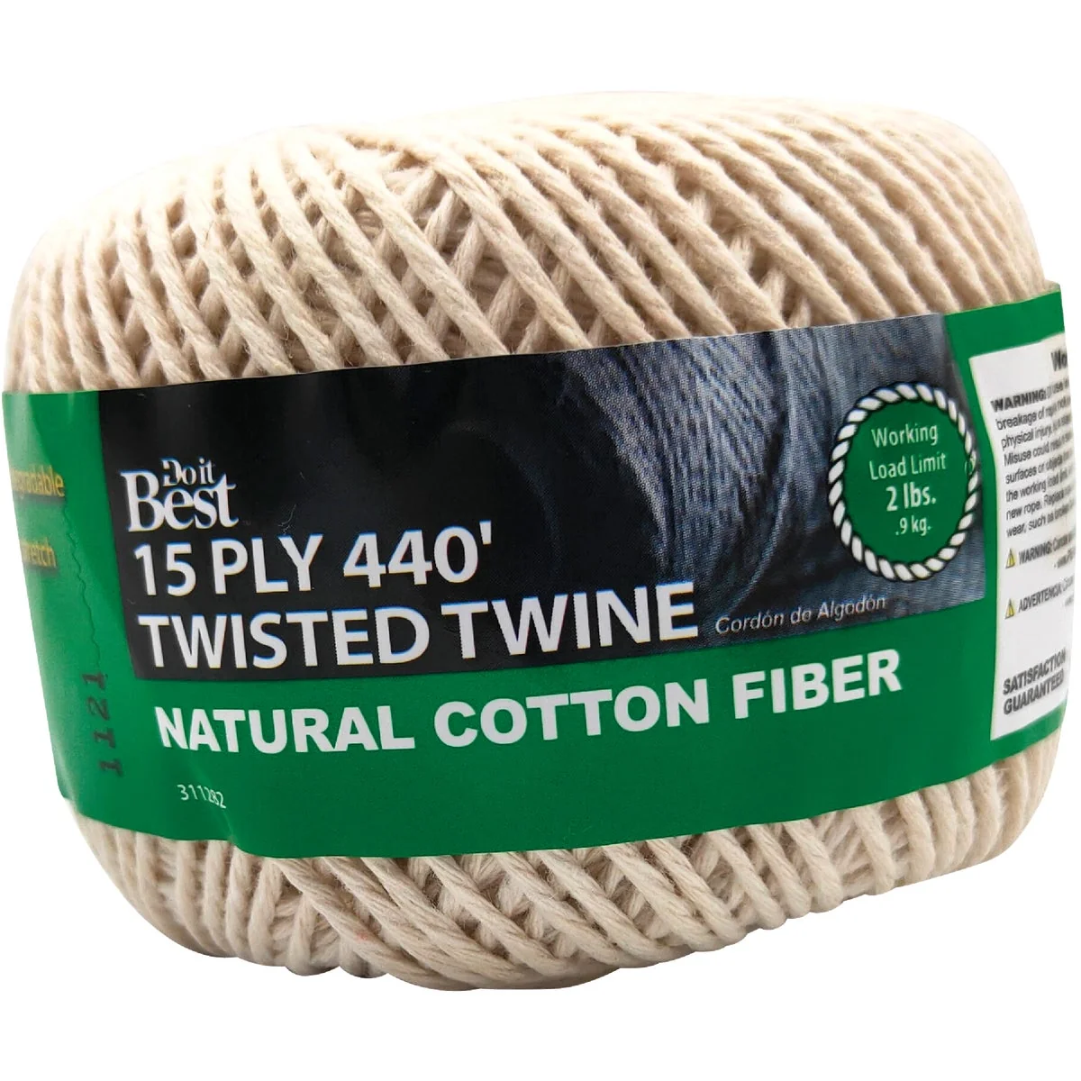 Verified Do it 15-Ply x 440 Ft. Natural Twisted Cotton Twine Comfortable
