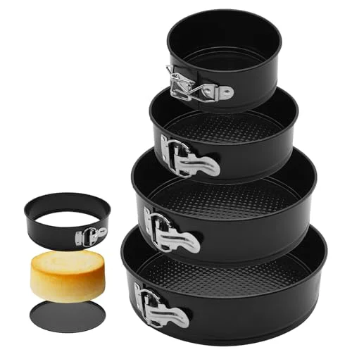 Efficient Springform Cake Pan Set 4 Count Fashionable