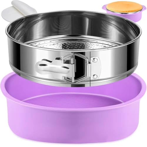 Proven Non toxic Springform Pan 9 Inch Nonstick Cheesecake Pan with Sleeve 24.99 Count Detailed
