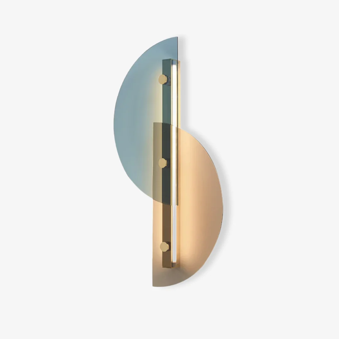 Healthy Verticale halve cirkel wandlamp Enhanced