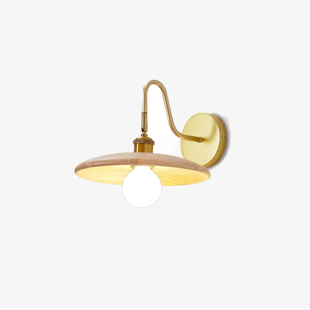 Innovative Noordse log-wandlamp Efficient