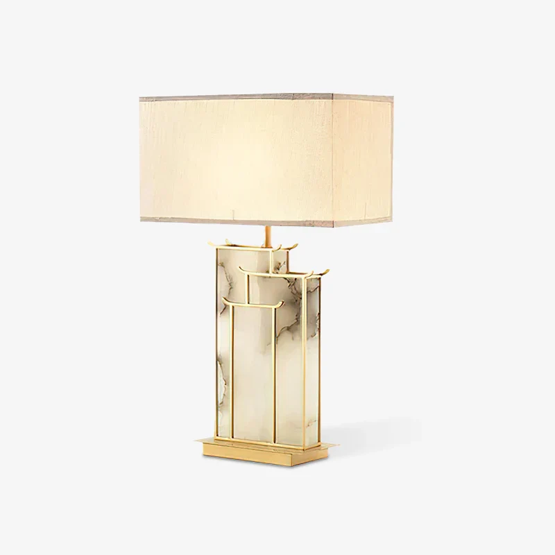 Sophisticated Moderne Art Deco tafellamp Natural