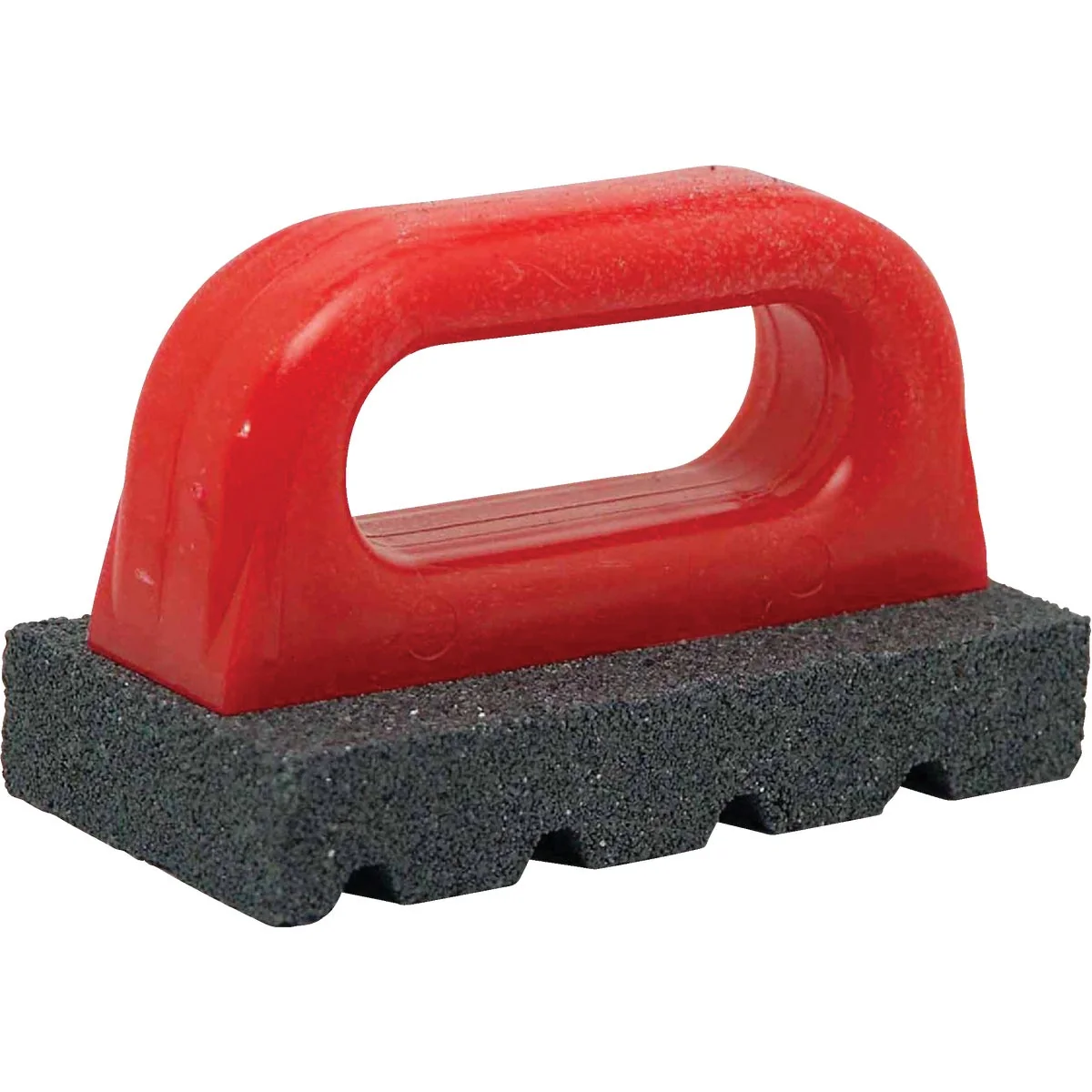 High-End Do it 6 In. Fluted Rubbing Brick with Handle Practical