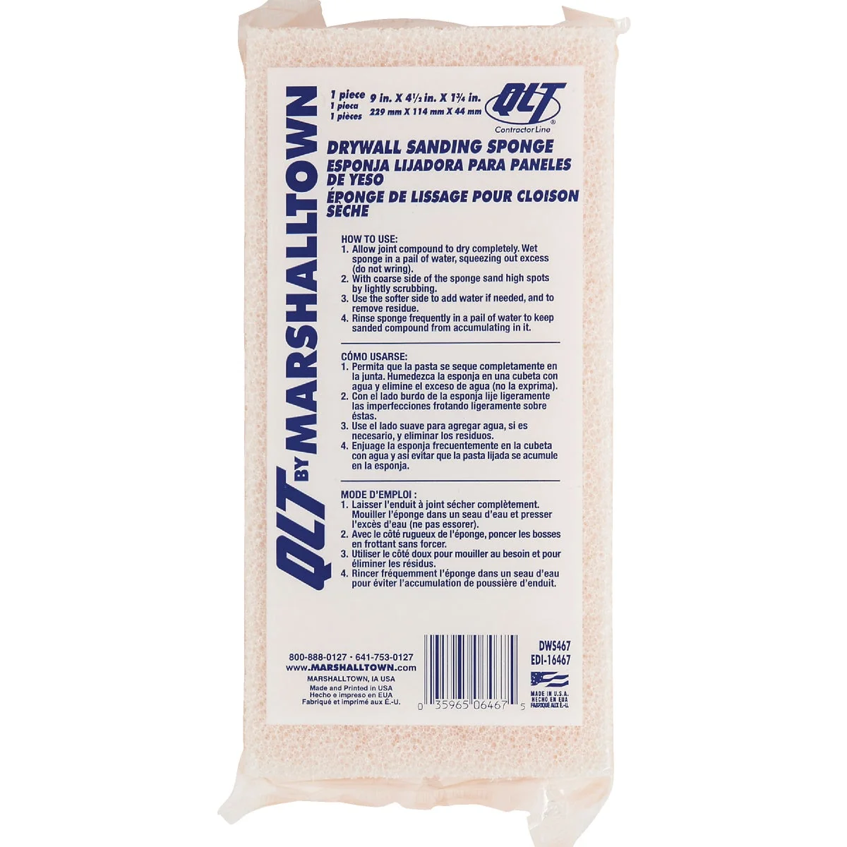 Exclusive QLT Drywall Sponge Solid