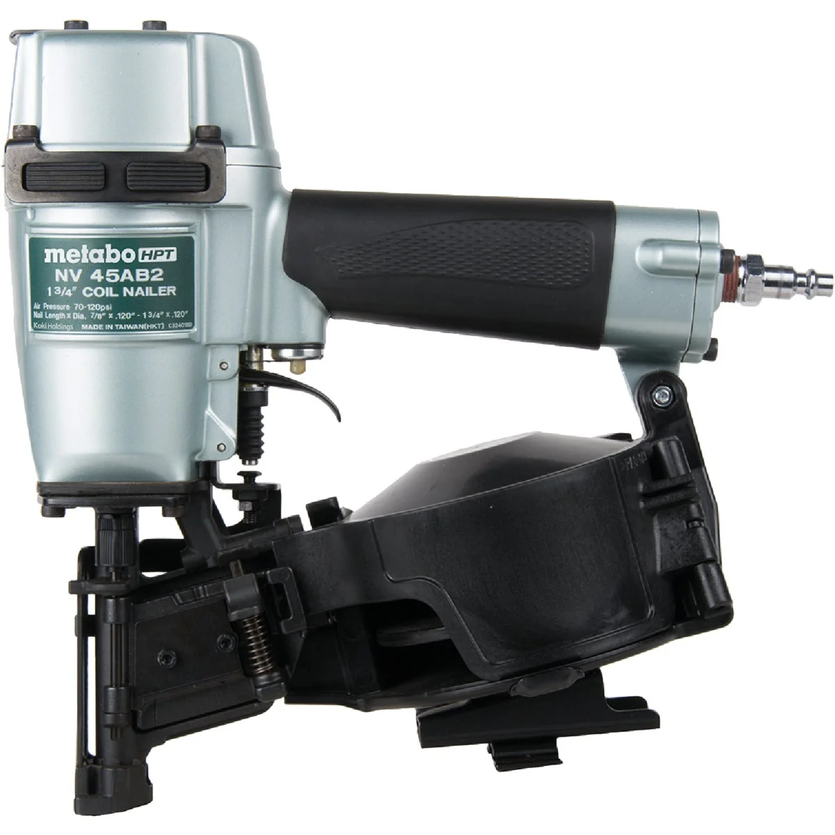 High-End Metabo HPT 16 Degree 1-3 4 In. Coil Roofing Nailer Crafted
