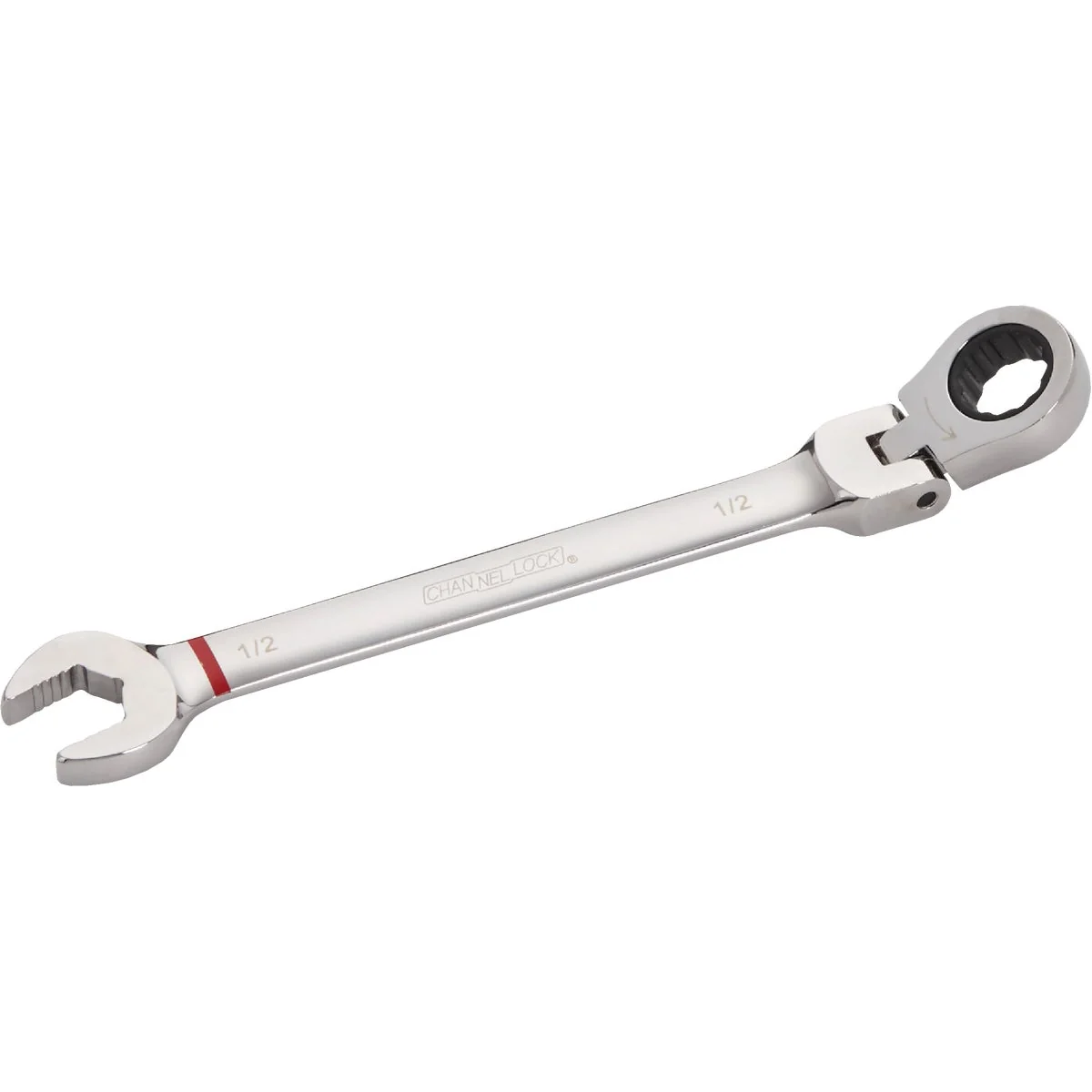 Next-Generation Channellock Standard 1 2 In. 12-Point Ratcheting Flex-Head Wrench Environmentally Friendly