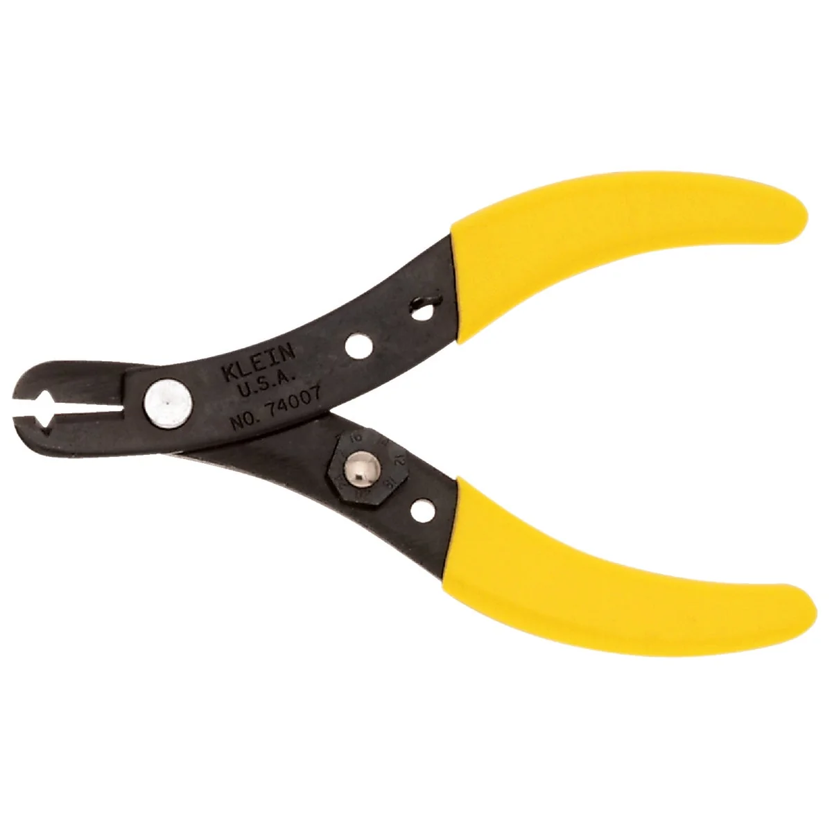 Stylish Klein 5-1 8 In. 12 AWG to 24 AWG Black Oxide Finish Wire Stripper Relaxed