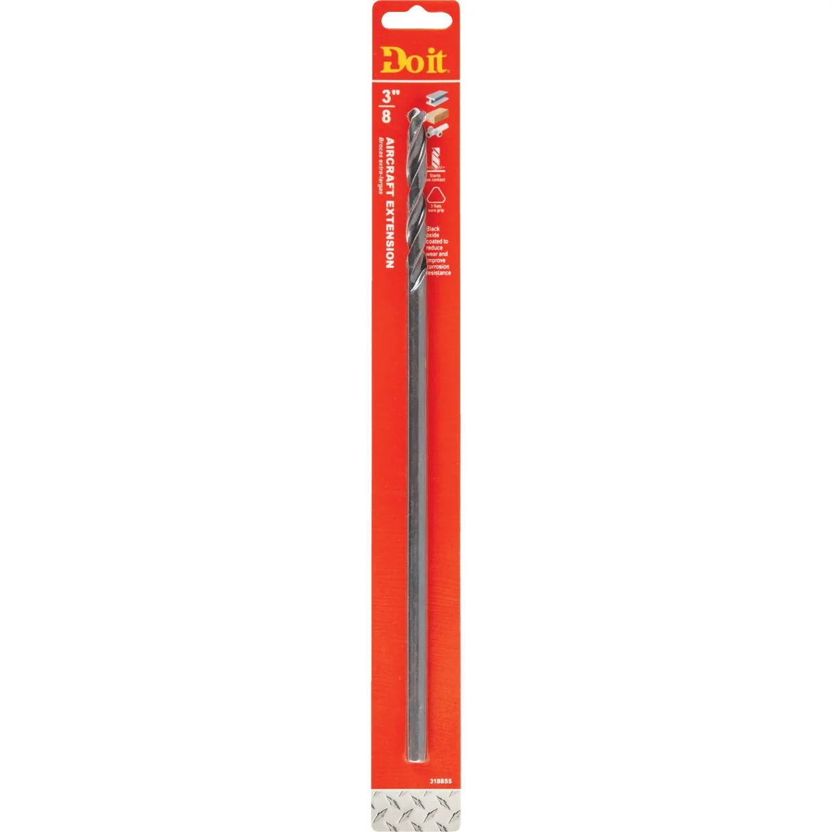 Clean Do it 3 8 In. x 12 In. Black Oxide Extended Length Drill Bit High-Grade