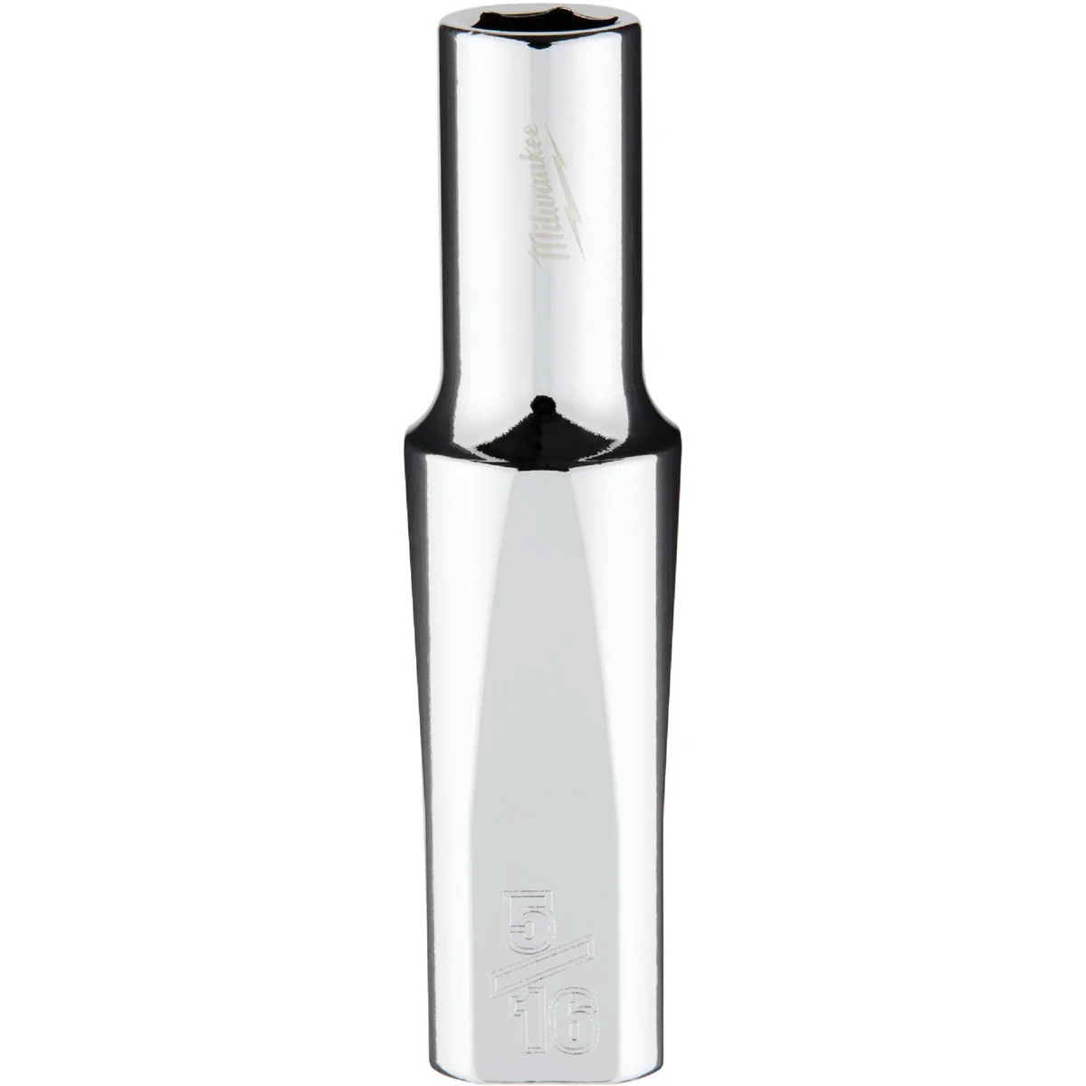 Soft Milwaukee 3 8 In. Drive 5 16 In. 6-Point Deep Standard Socket with FOUR FLAT Sides Dependable