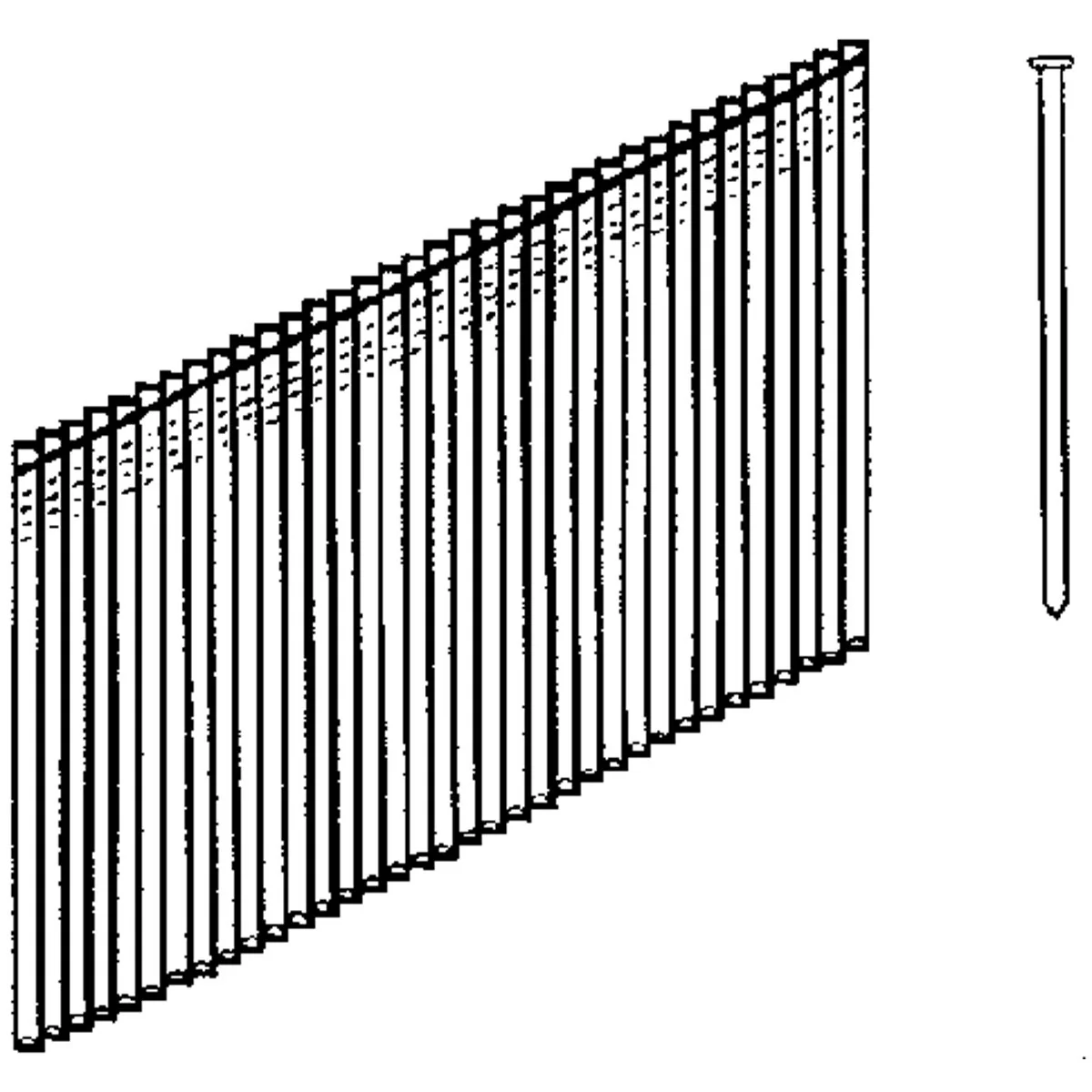 Premium Material Grip-Rite 15-Gauge Galvanized 34 Degree DA-Style Angled Finish Nail 1-1 2 In. 4000 Ct. Responsible