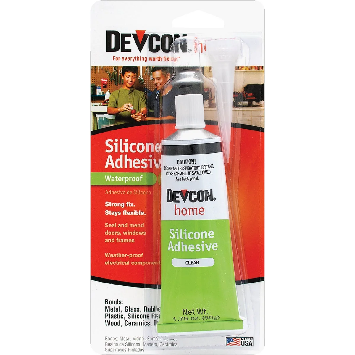 Contemporary Devcon 1.76 Oz. Clear Silicone Adhesive Original Design