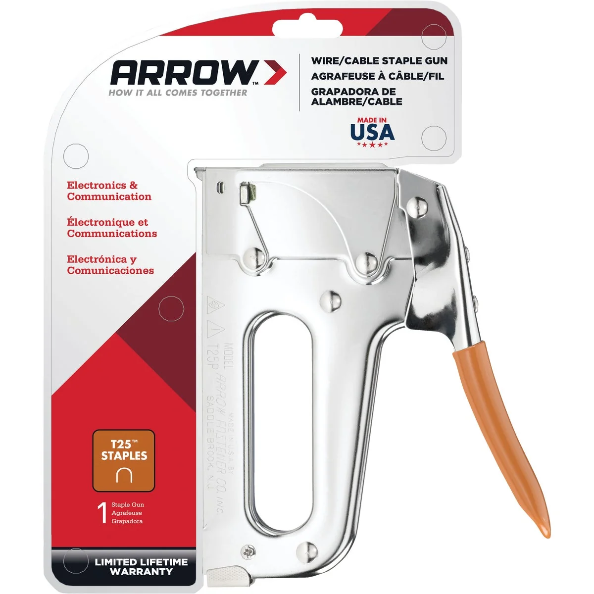 Elite Arrow T25 Heavy-Duty Wire and Cable Staple Gun Exclusive