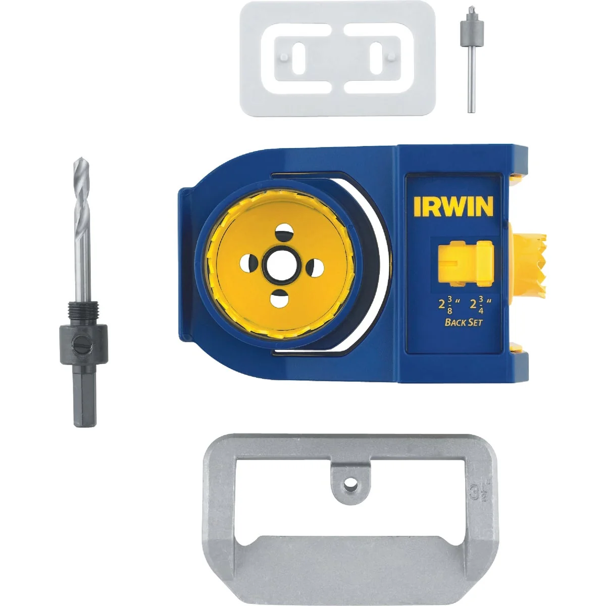 Carefully Designed Irwin Bi-Metal Door Lock Installation Kit for Wood and Metal Doors Organic