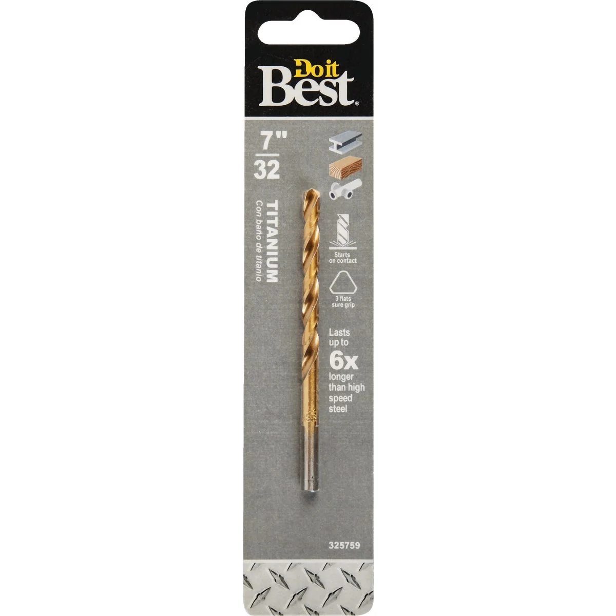 Pure Do it 7 32 In. Titanium Drill Bit Efficient
