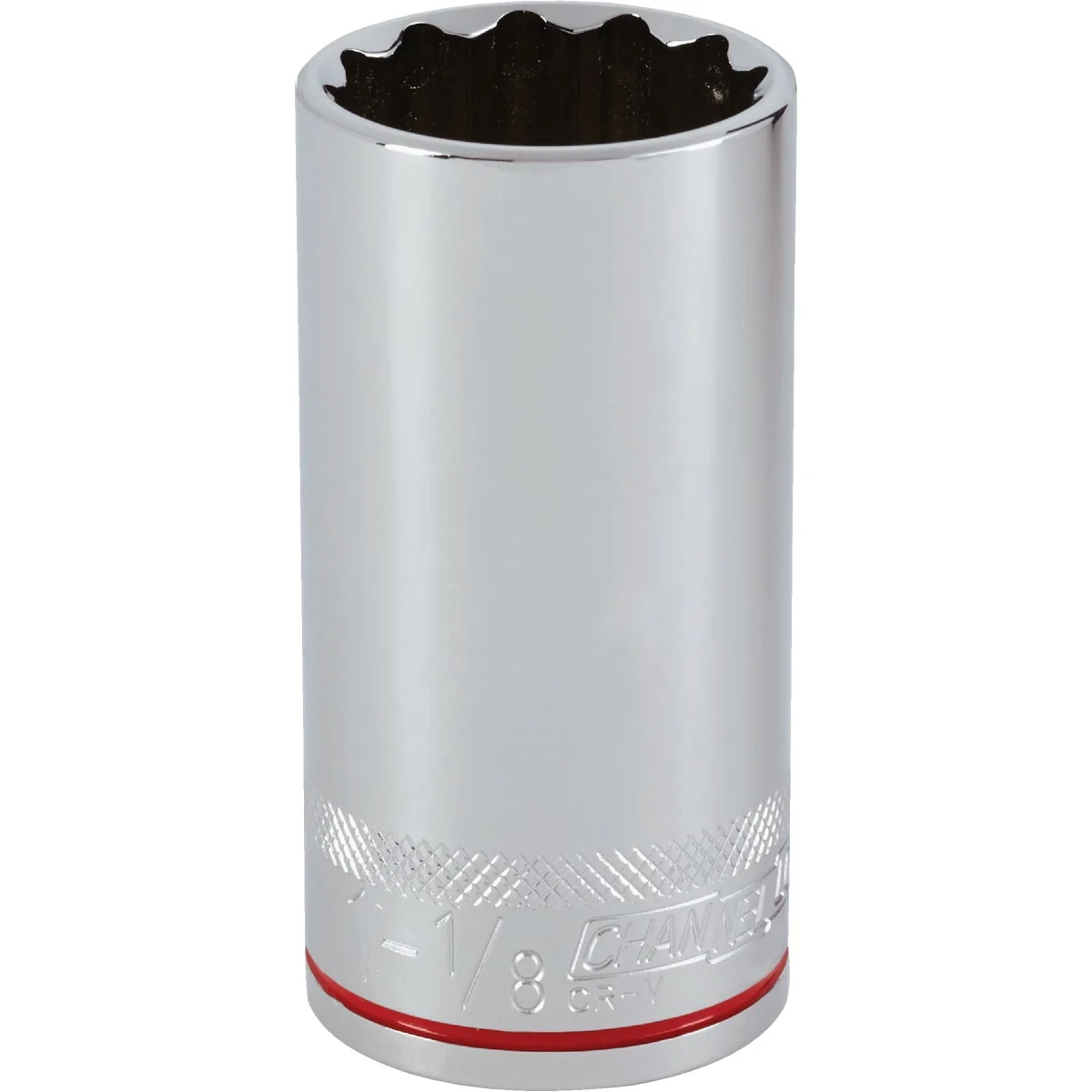 Casual Channellock 1 2 In. Drive 1-1 8 In. 12-Point Deep Standard Socket Excellent