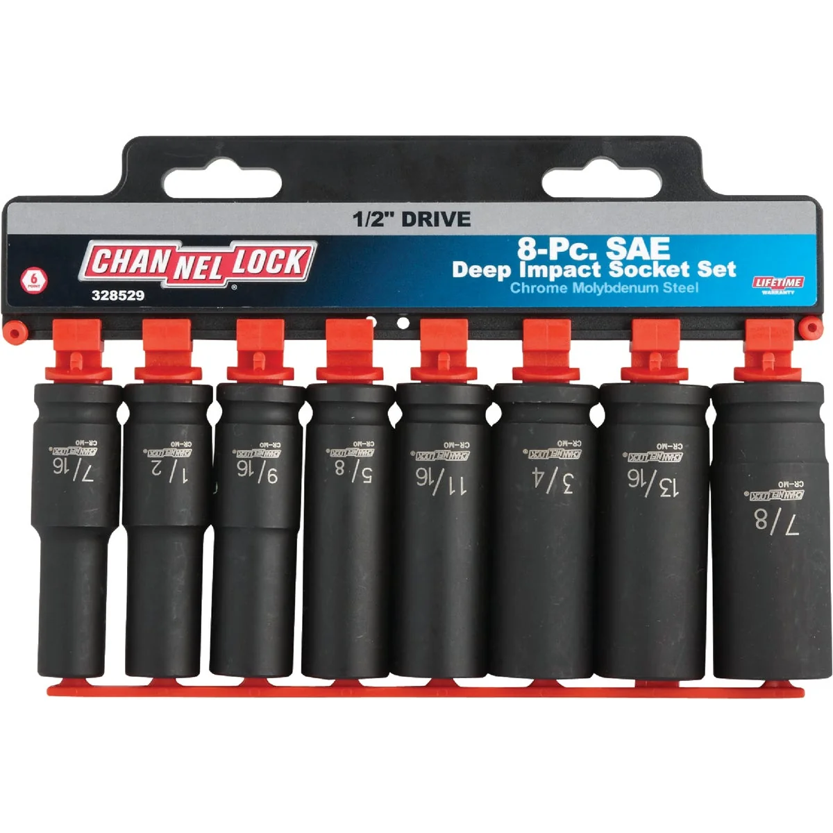 Exclusive Channellock Standard 1 2 In. Drive 6-Point Deep Impact Driver Set 8-Piece Premium
