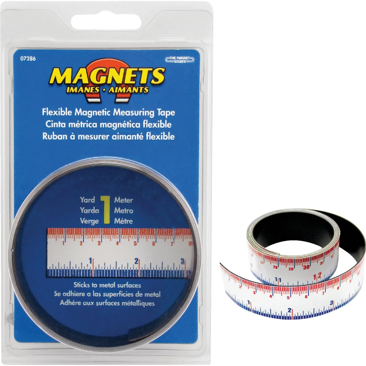 Powerful Master Magnetics 3 Ft. Flexible Measuring Tape Superior