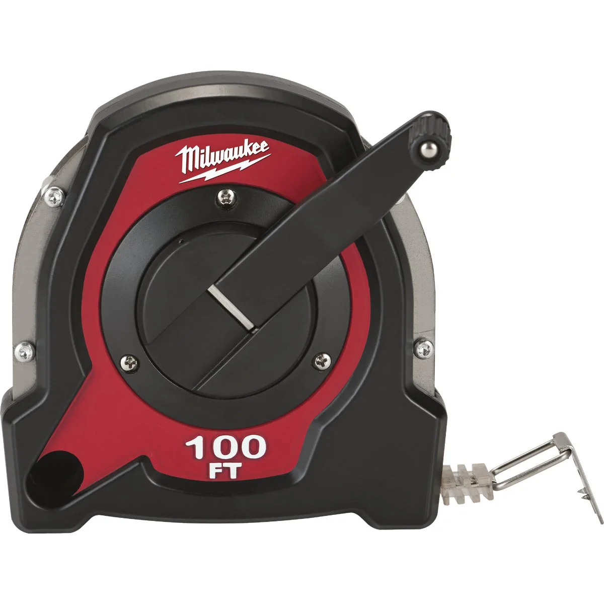 Professional Milwaukee 100 Ft. Metal Closed Case Reel Tape Reusable