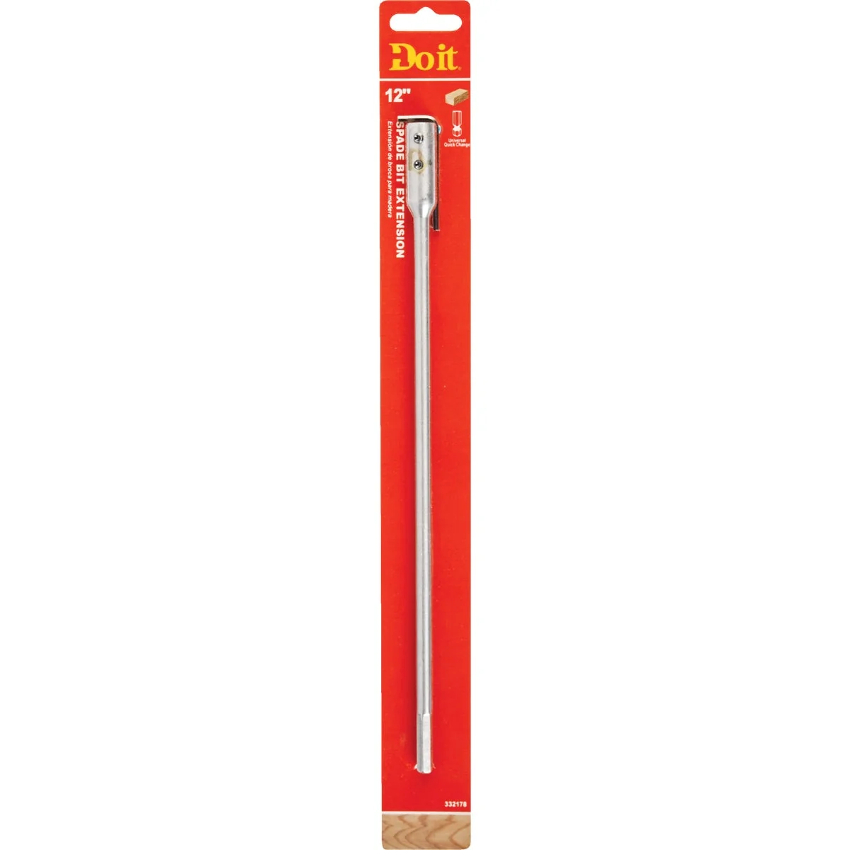 Luxury Do it 12 In. x 1 4 In. Spade Drill Bit Extension Crafted