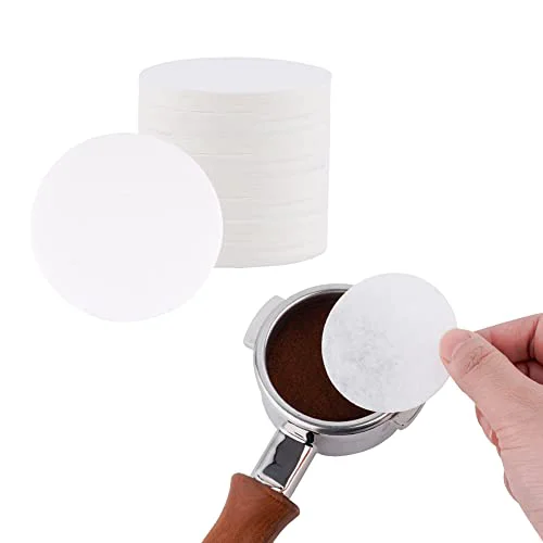 Expertly Made 55mm Espresso Paper Filters for 58mm Portafilter Baskets 1000 Count Eco-Friendly