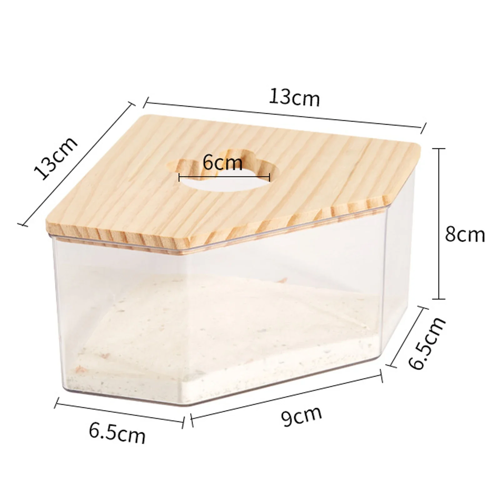 Proven Hamster Sand Bath Box — Sensory Habitat Enrichment for Grooming Minimalist