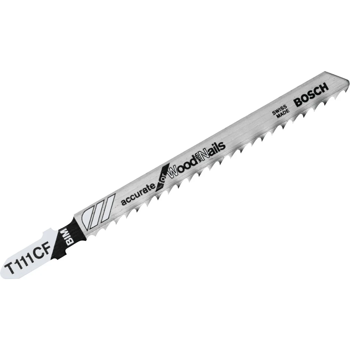 Authentic Bosch T-Shank 4 In. x 8 TPI Bi-Metal Jig Saw Blade Accurate for Wood w Nails 5-Pack Excellent