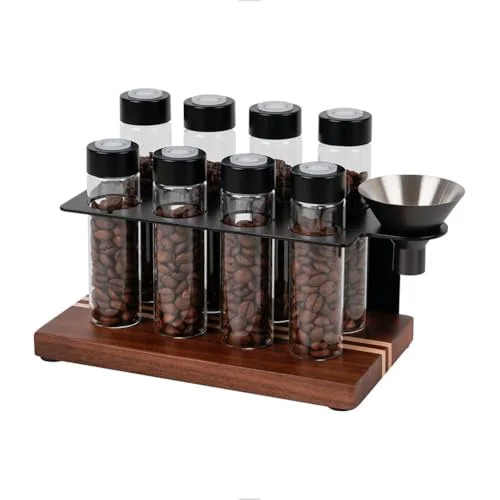 Responsible Coffee Bean Storage Tubes Single Dose Coffee Bean Cellars 8 Pcs with One 8 Count Pure