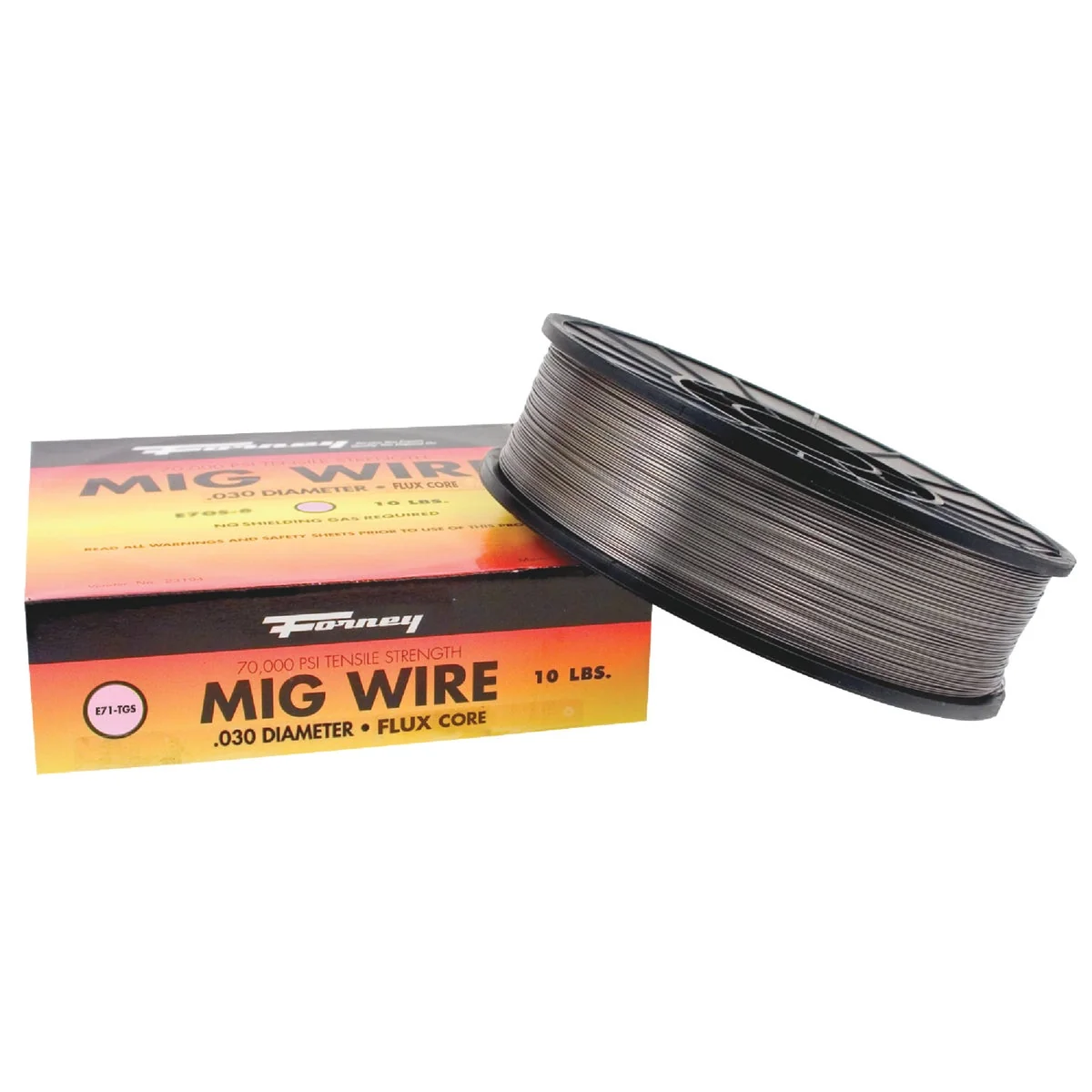 Minimalist Forney E71T-GS 0.030 In. Flux Core Mild Steel Mig Wire 10 Lb. Soft