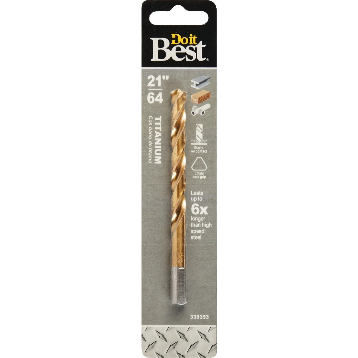 Fine Crafted Do it 21 64 In. Titanium Drill Bit Versatile