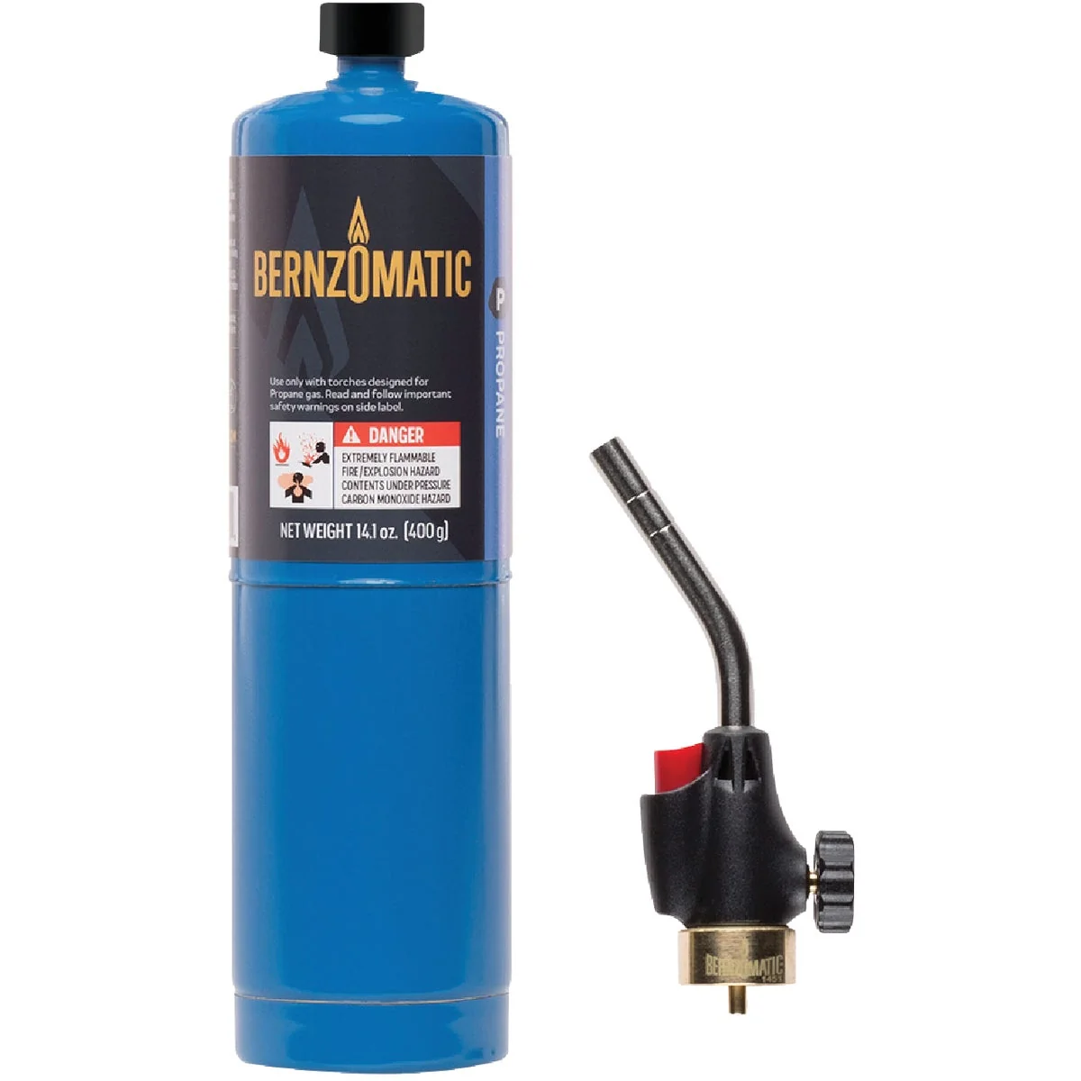 Certified Bernzomatic Basic Propane Torch Kit with Built-In Ignition Advanced