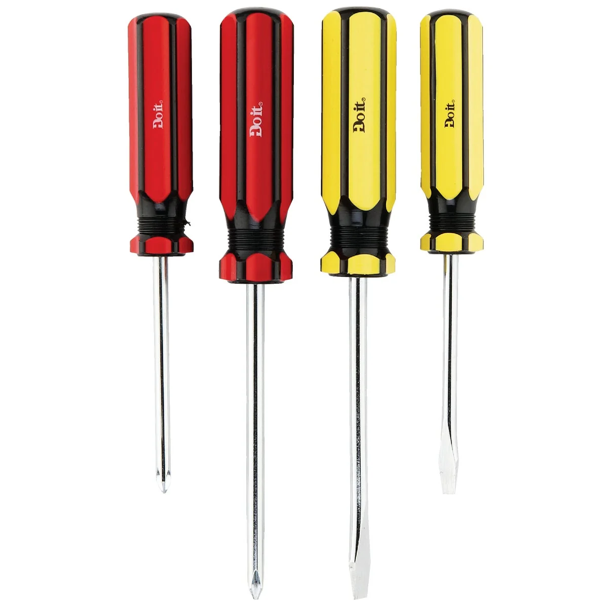 Healthy Do it Slotted Phillips Screwdriver Set 4-Piece Clean
