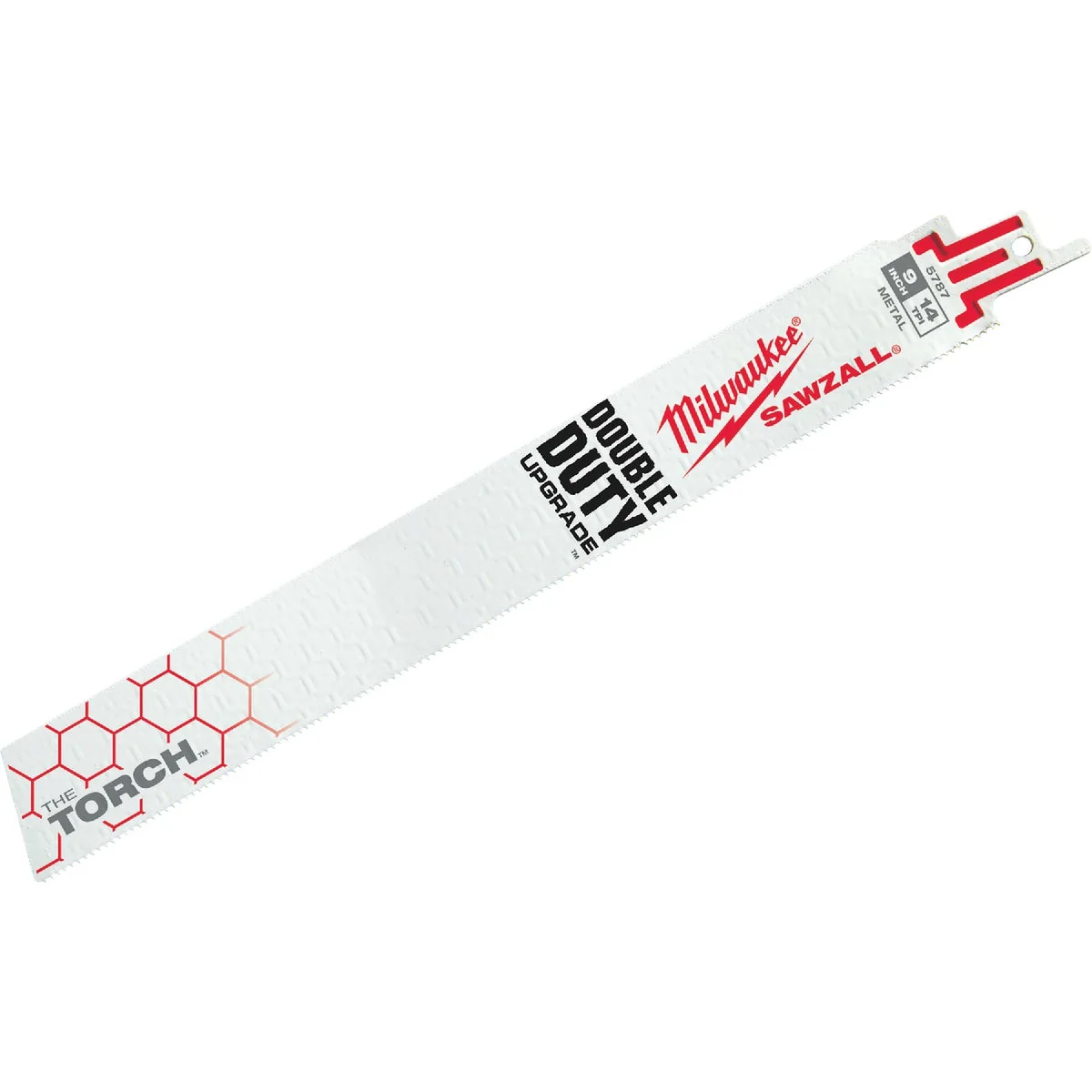 Secure Milwaukee Sawzall THE TORCH 9 In. 18 TPI Metal Demolition Reciprocating Saw Blade Advanced