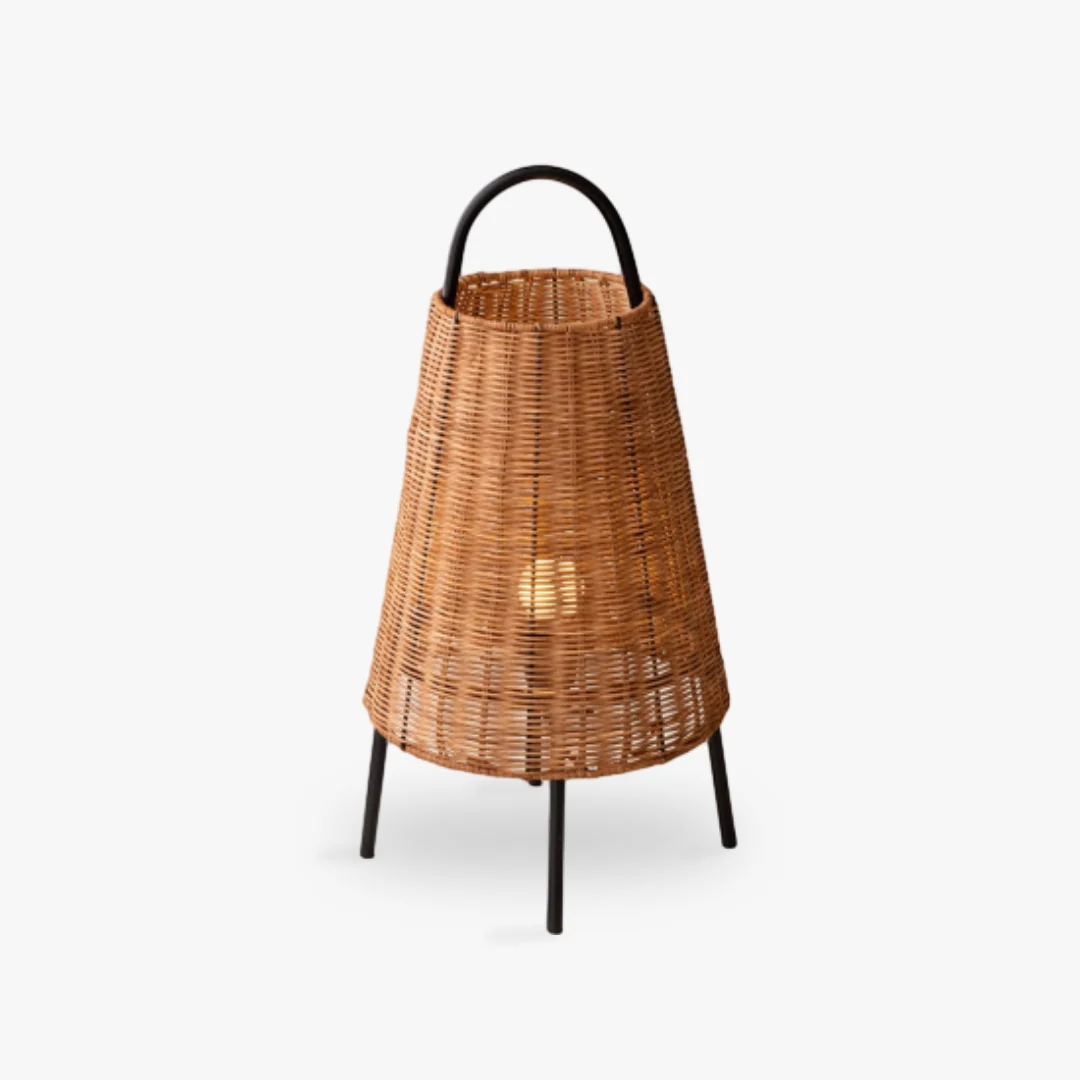 Reusable Japanse Rotan Kunst Tafellamp Secure