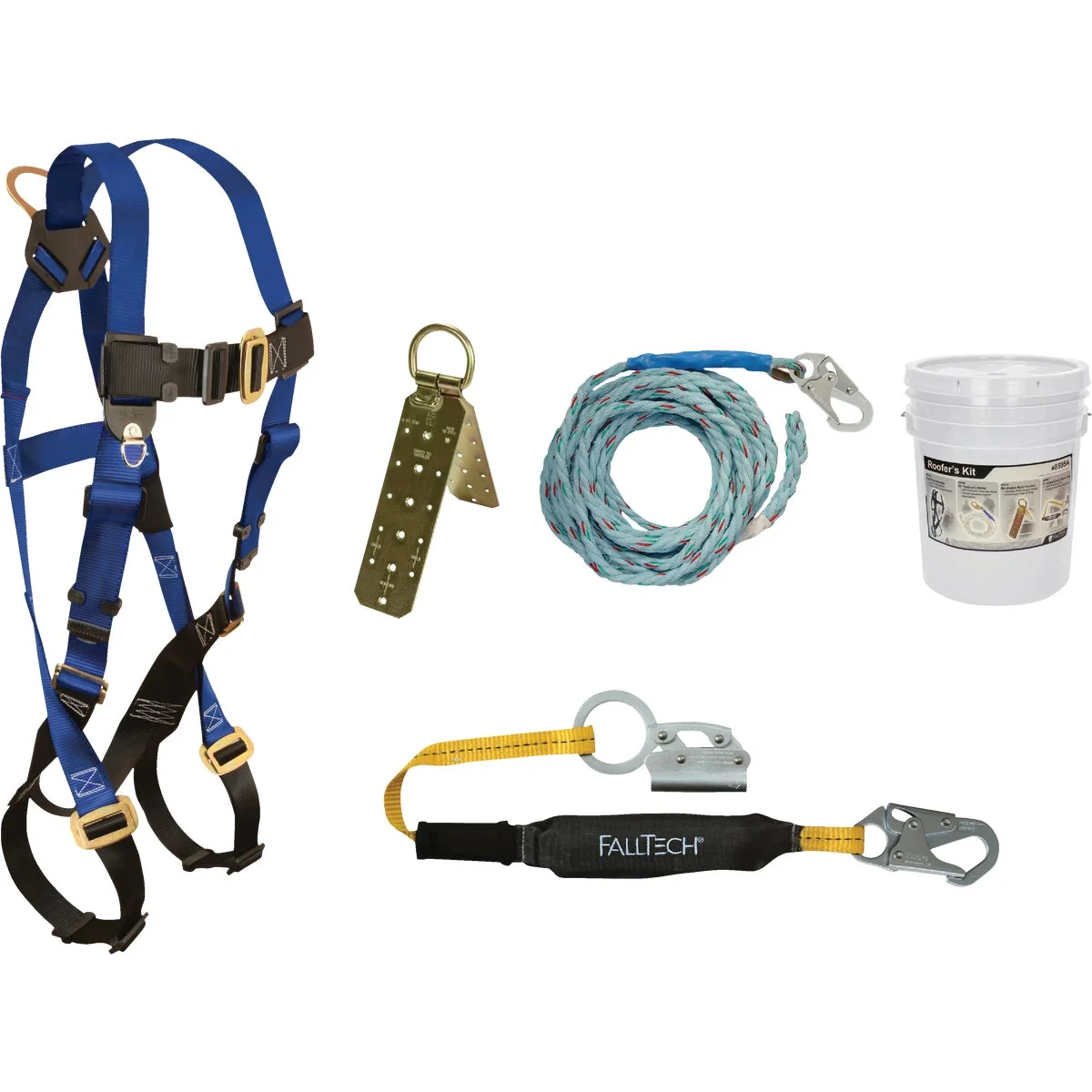 World-Class Fall Tech Universal Size Fall Protection Kit Outstanding
