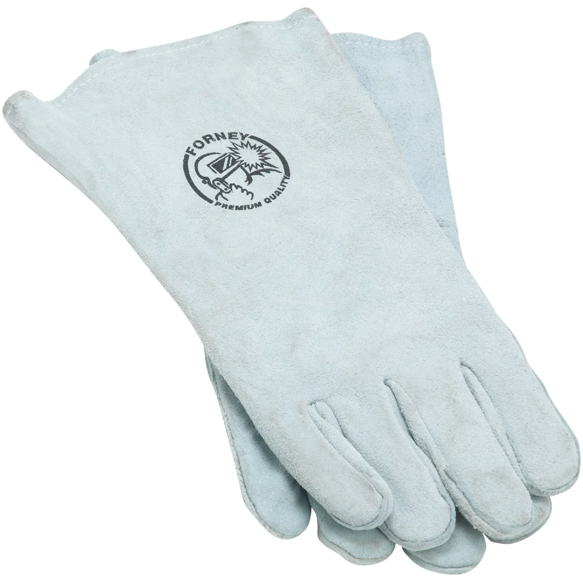 High-Quality Forney Size 13-1 2 In. Gray Large Welding Gloves Clean