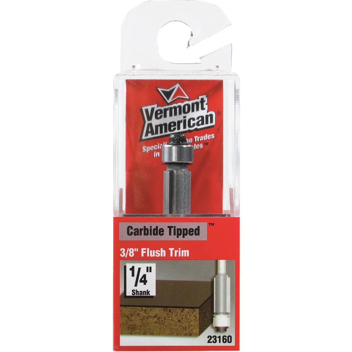 Functional Vermont American Carbide Tip 3 8 In. x 9 16 In. Flush Trim Bit Healthy