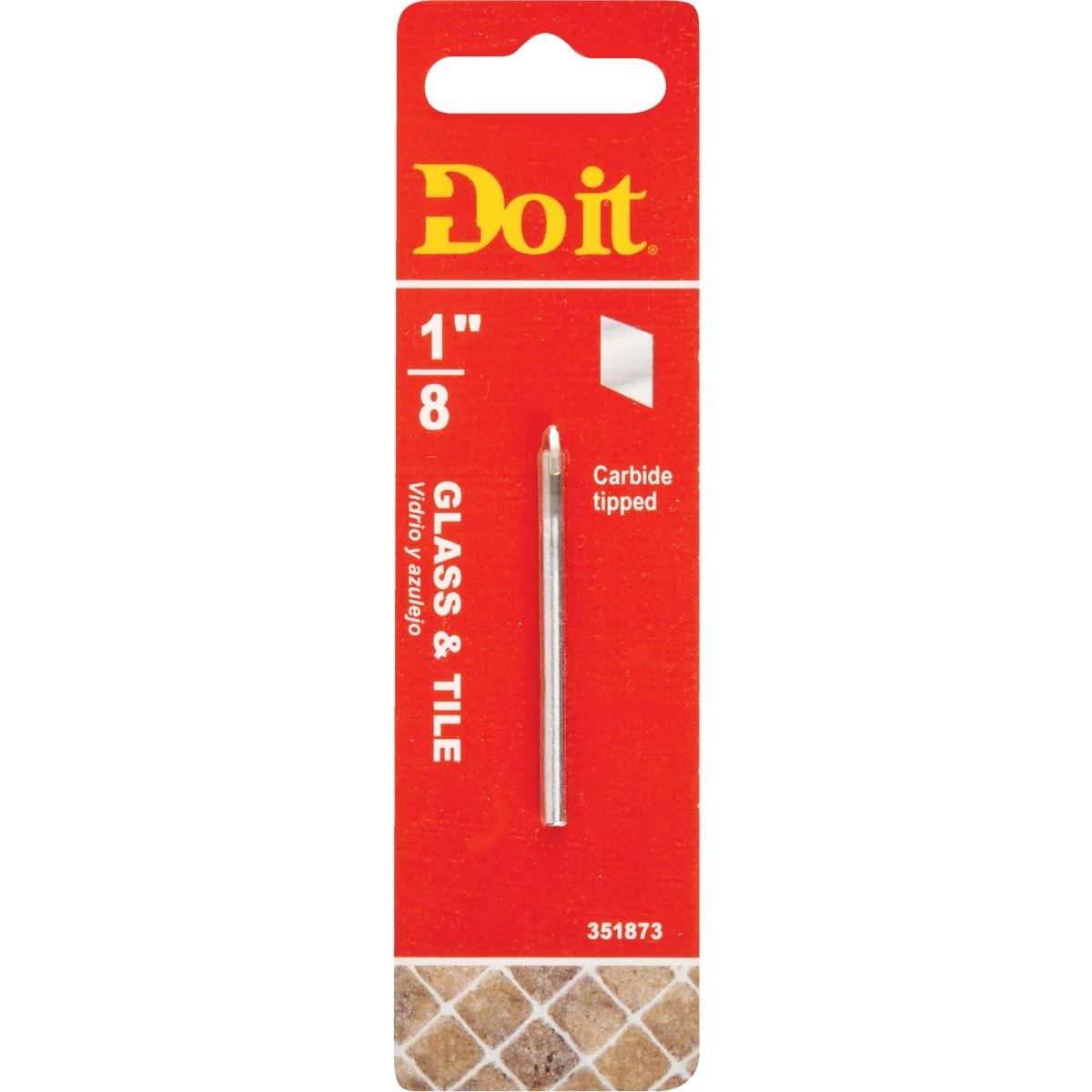Unique Do it 1 8 In. x 2-1 4 In. Carbide Glass Tile Drill Bit Efficient