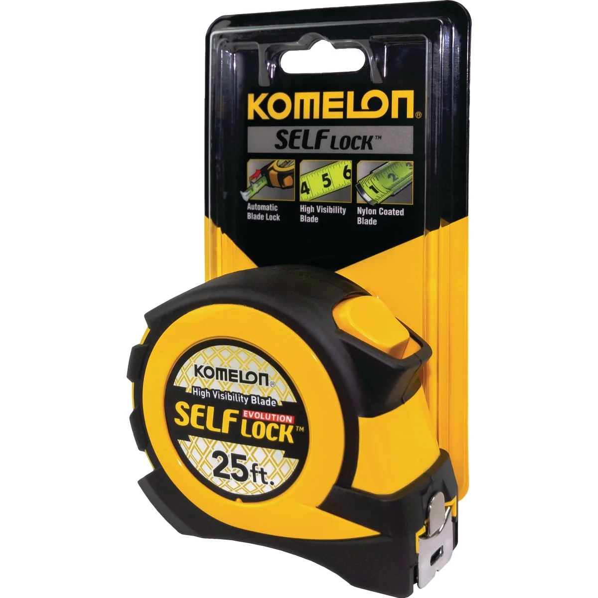 Artisan Komelon Evolution 25 Ft. Self-Lock Tape Measure Environmentally Friendly