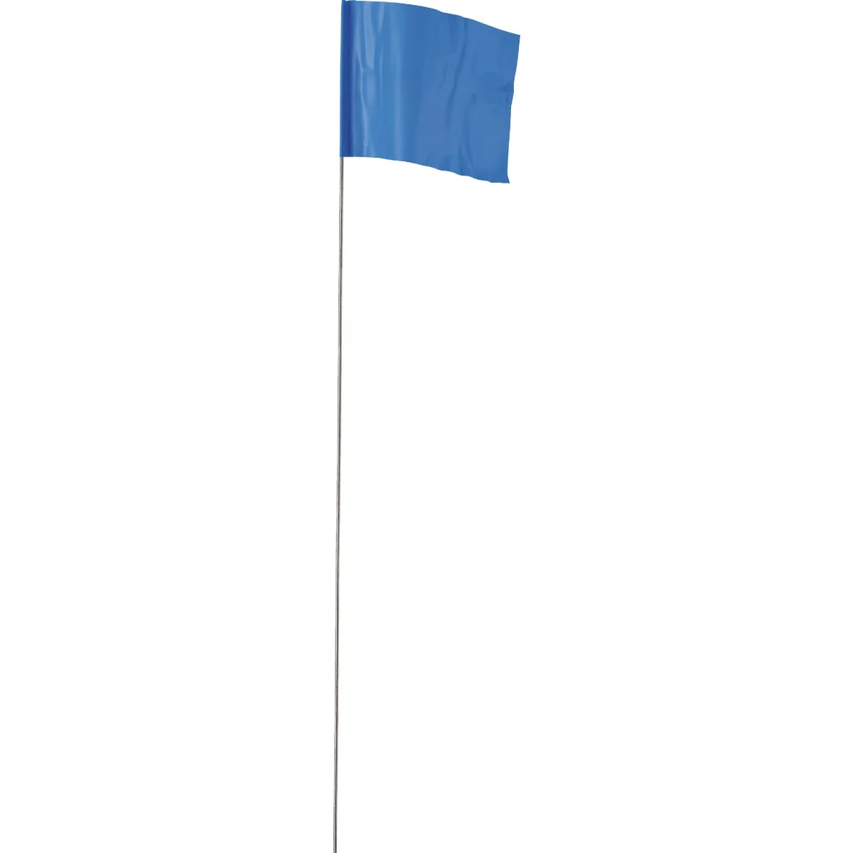 High-Quality Empire 21 In. Steel Staff Blue Marking Flags Easy-to-Use