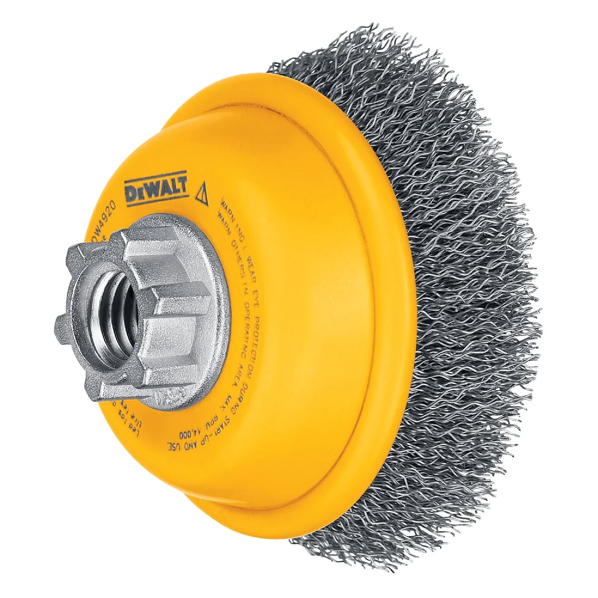 Traditional DeWalt 3 In. Crimped 0.014 In. Angle Grinder Wire Brush Healthy