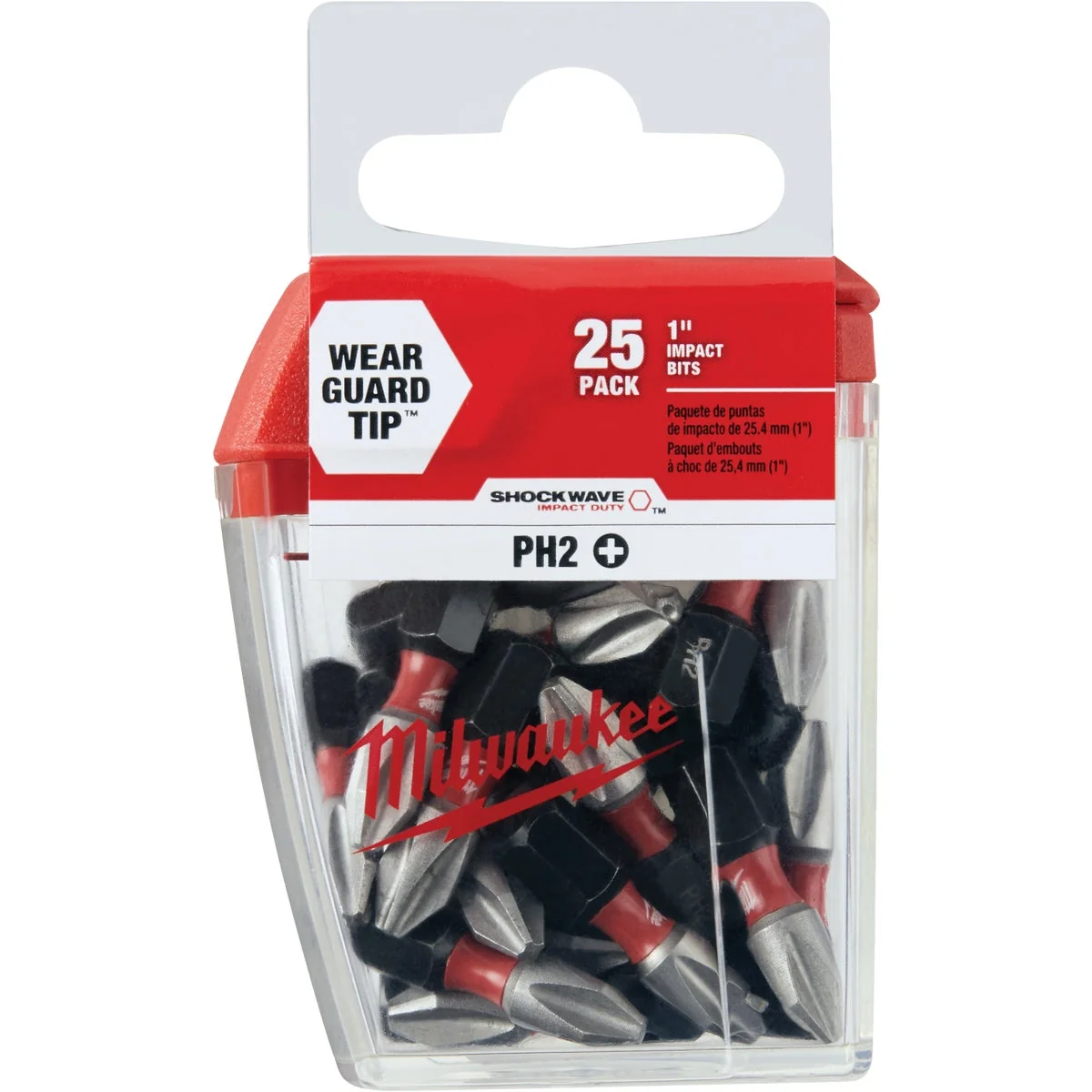 Relaxed Milwaukee Shockwave 2 Phillips 1 In. Insert Impact Screwdriver Bit 25-Pack Artisan