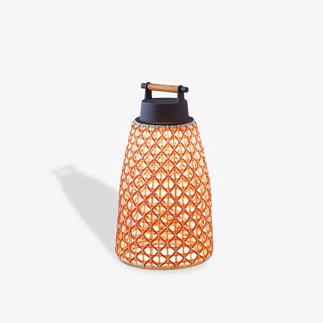 Comfortable Rotan vloerlamp Responsible