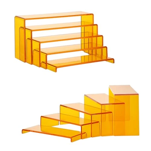 Top-Quality Orange Display Risers 10 Count Premium