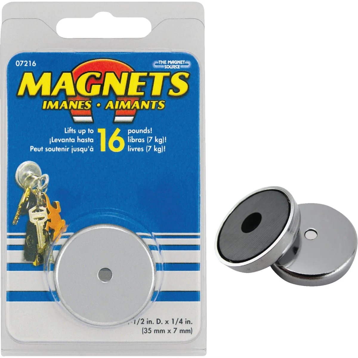 Crafted Master Magnetics 1-3 8 in. 15 Lb. Magnetic Base Functional