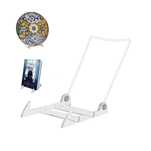 High-End 6.25 White Acrylic Display Stand Made in USA 12 Count Clean