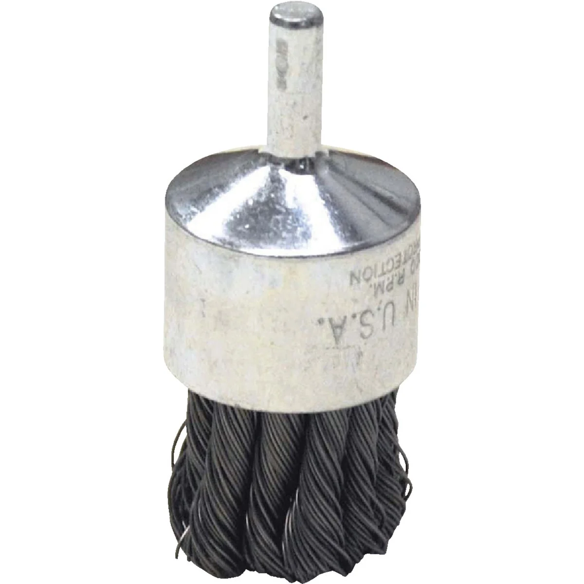 Trusted Weiler Vortec 1 In. Professional Shank-Mounted Drill-Mounted Wire Brush Secure