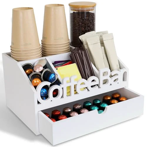 Elite Coffee Bar Organizer Countertop Long-Lasting